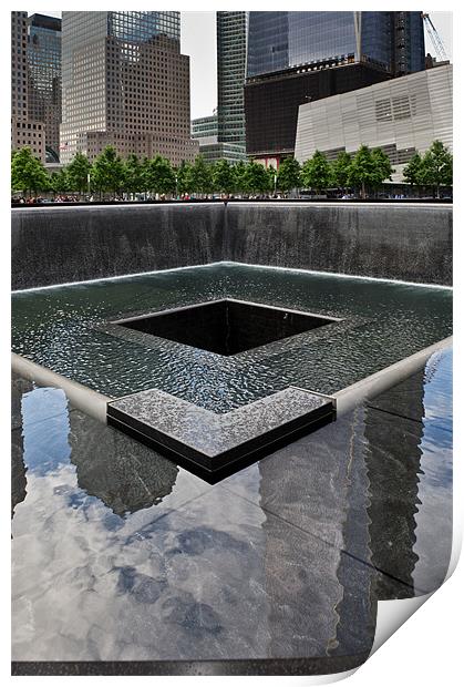 Ground Zero pool Print by Gary Eason