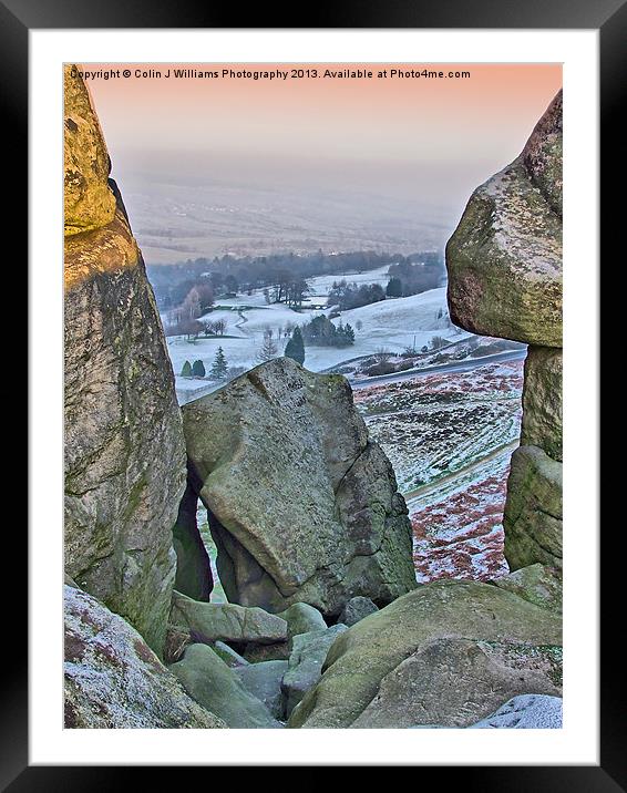 On Ilkla Moor Baht at Framed Mounted Print by Colin Williams Photography
