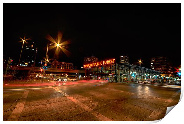 MIlwaukee Public Market Print by Jonah Anderson Photography