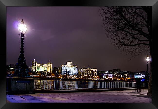 southbank walk Framed Print by keith sutton