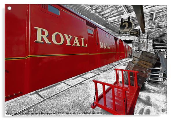 Yesterdays Railway Acrylic by mhfore Photography