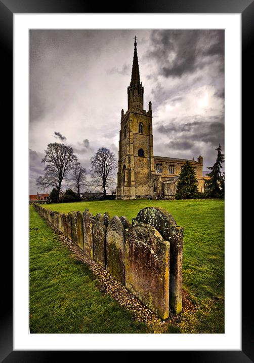 ST. GEORGE’S CHURCH Methwold Framed Mounted Print by Darren Burroughs