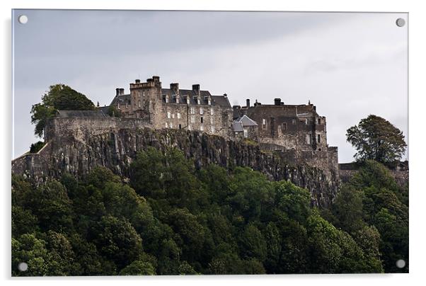 Stirling Castle Acrylic by Sam Smith