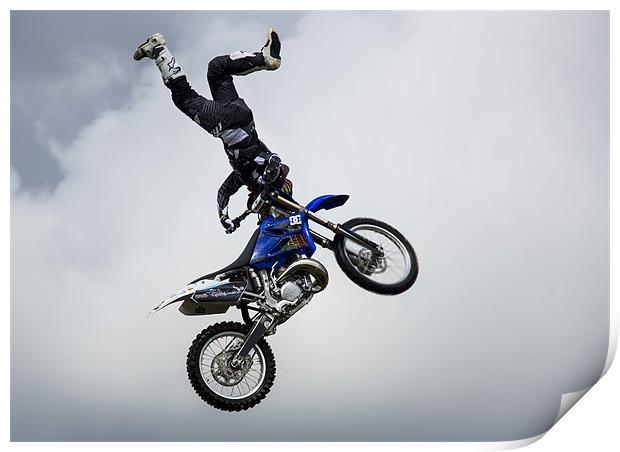 Stunt Rider Print by Sam Smith