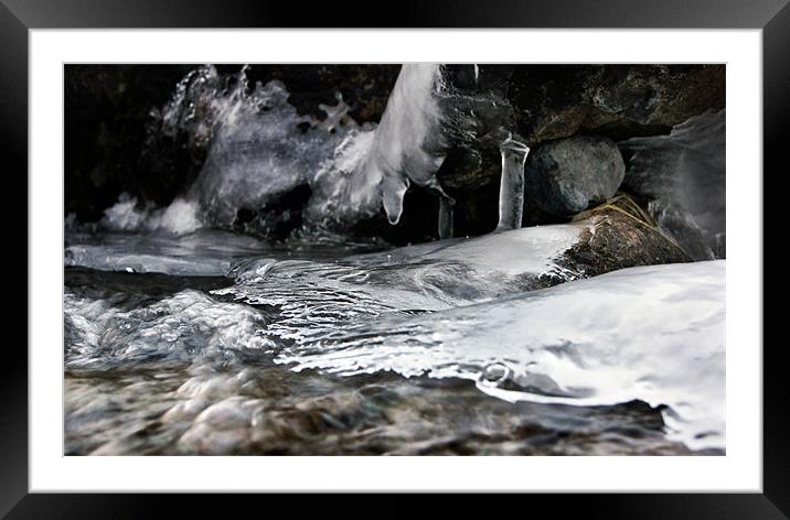Ice of Scafell Framed Mounted Print by Rudy Monthy