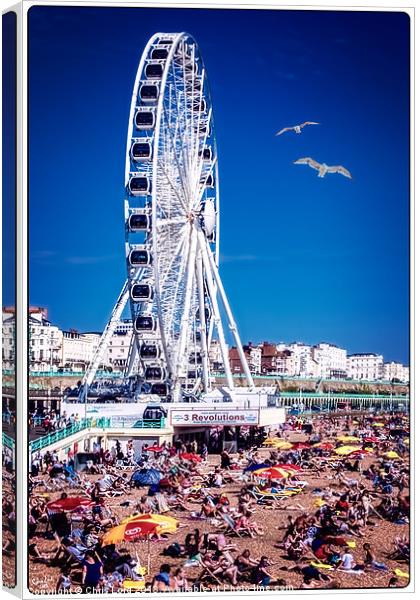 Three Revolutions Canvas Print by Chris Lord