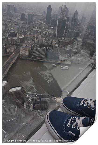 View from The Shard Print by Graham Custance