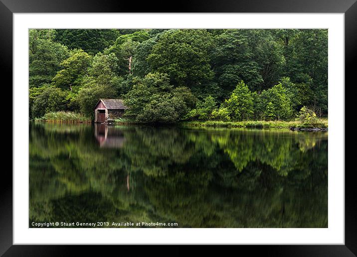 Rydal Water Framed Mounted Print by Stuart Gennery