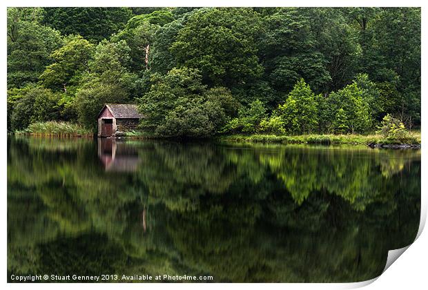 Rydal Water Print by Stuart Gennery