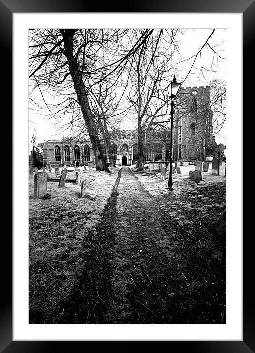 St Marys Church Bury St Edmunds Framed Mounted Print by Darren Burroughs