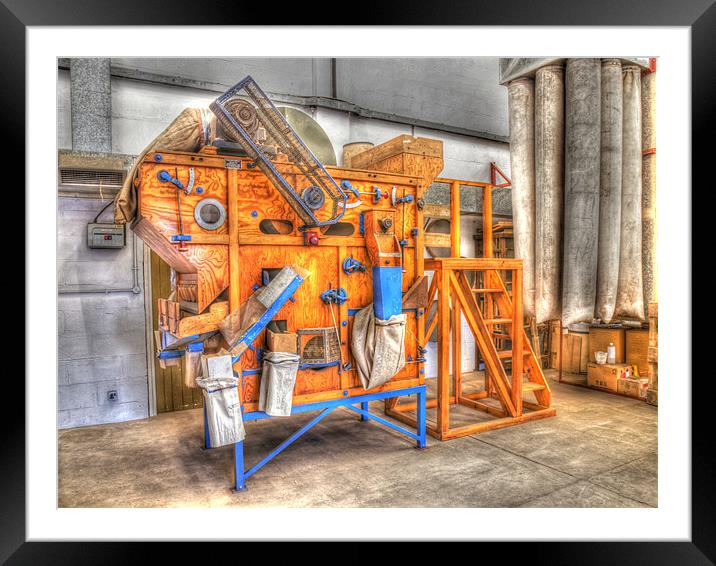 Grading Machine Framed Mounted Print by Clive Eariss
