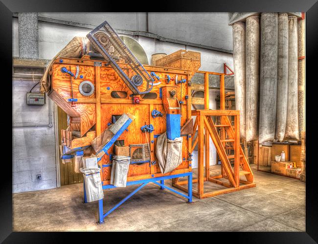 Grading Machine Framed Print by Clive Eariss