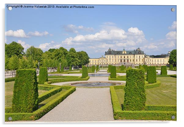 Drottningholm Palace Acrylic by Joanna Kulawiak