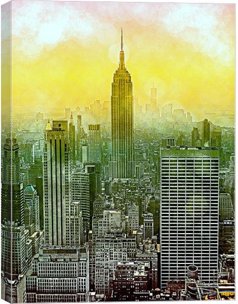New York New York Canvas Print by Louise Godwin