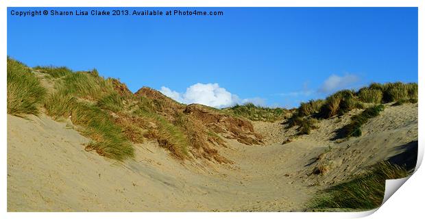Dunes at Camber Print by Sharon Lisa Clarke