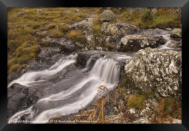 Go With the Flow Framed Print by George Davidson