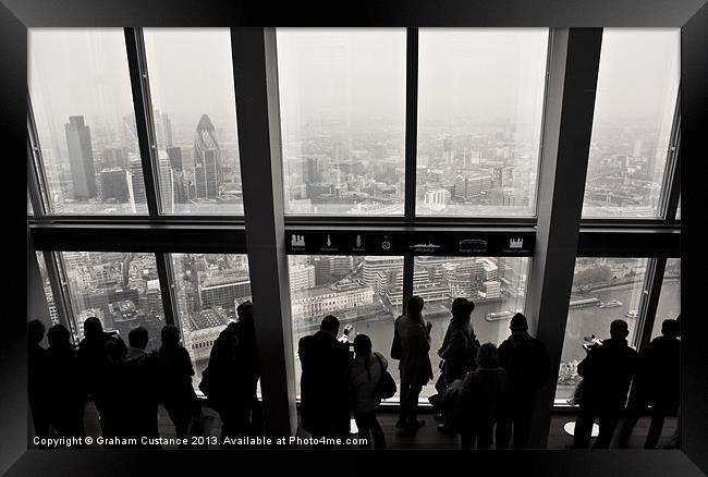 View from The Shard Framed Print by Graham Custance