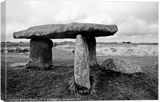 The Majestic Cornish Quoit Canvas Print by Chris Thaxter