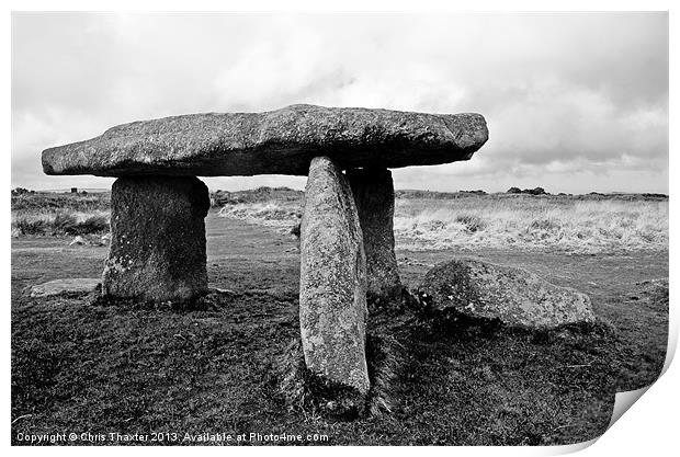 The Majestic Cornish Quoit Print by Chris Thaxter