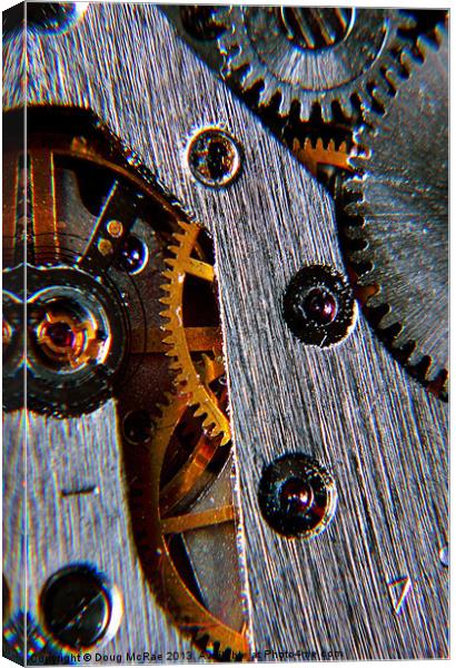 cogs Canvas Print by Doug McRae