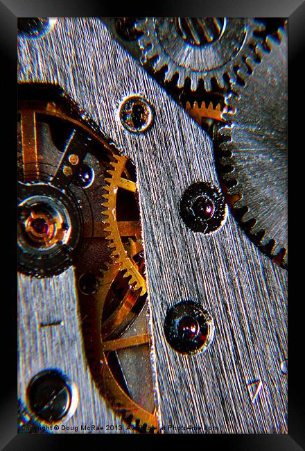 cogs Framed Print by Doug McRae