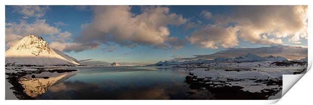 Landscape near Hellosan Print by Thomas Schaeffer