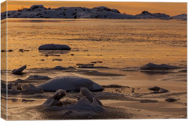 Iceformation near Valberg Canvas Print by Thomas Schaeffer