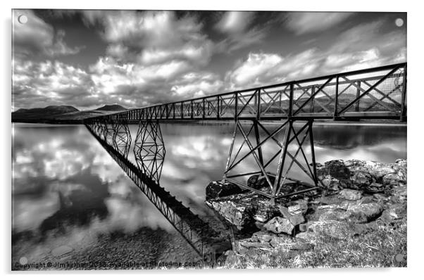 Bridge To The Other Side Acrylic by Jim kernan