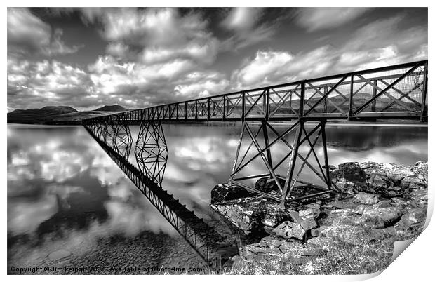 Bridge To The Other Side Print by Jim kernan