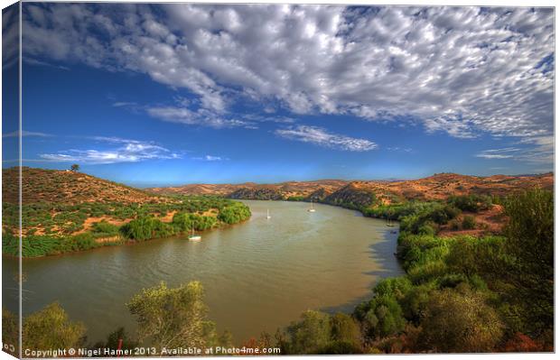 Rio Guadiana Canvas Print by Wight Landscapes
