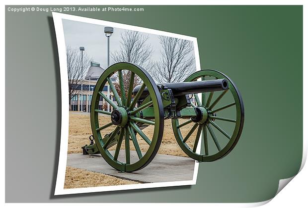 3 Inch Ordnance Rifle Out of Frame Print by Doug Long