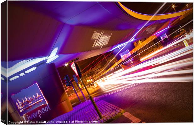 Liverpool Urban City Junction Canvas Print by Peter Carroll