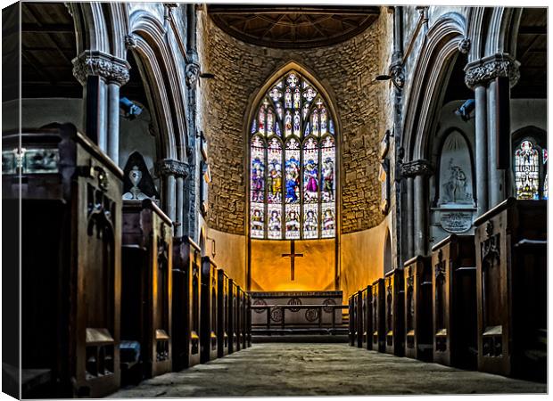 St Lawrence Church Hungerford Canvas Print by Mark Llewellyn