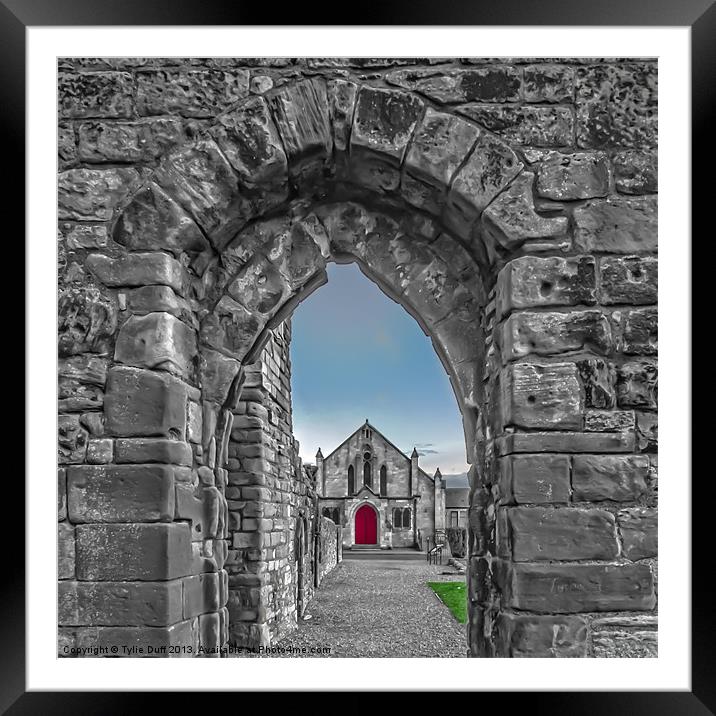 Kilwinning Abbey Framed Mounted Print by Tylie Duff Photo Art