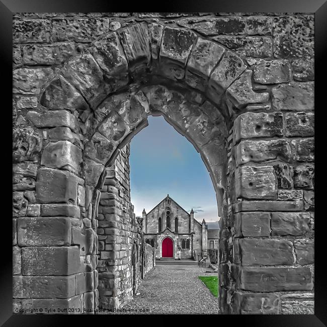 Kilwinning Abbey Framed Print by Tylie Duff Photo Art