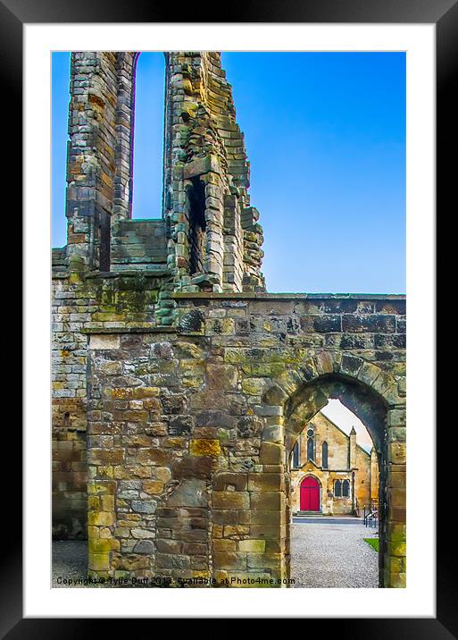Kilwinning Abbey (2) Framed Mounted Print by Tylie Duff Photo Art