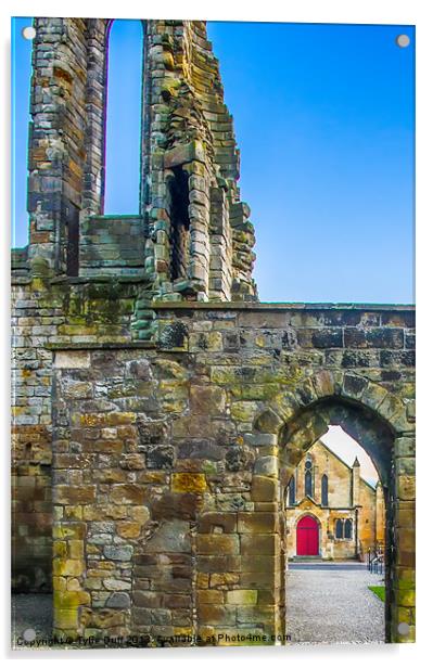 Kilwinning Abbey (2) Acrylic by Tylie Duff Photo Art