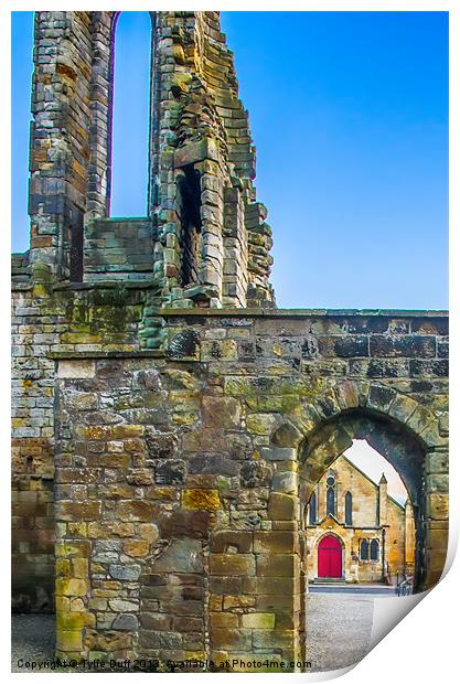 Kilwinning Abbey (2) Print by Tylie Duff Photo Art