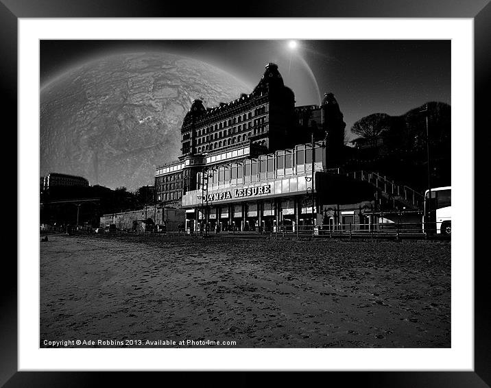 Grand Hotel Surreal B & W Framed Mounted Print by Ade Robbins