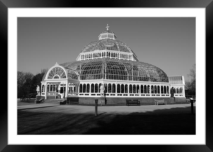 Sefton Park Palm House Framed Mounted Print by James  Hare