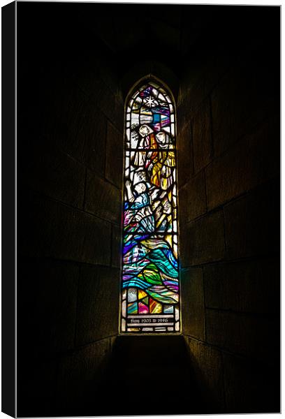 Stained Glass Window 2 Canvas Print by John Shahabeddin