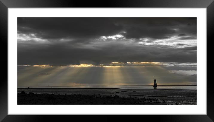 Rays of Light Framed Mounted Print by Aran Smithson