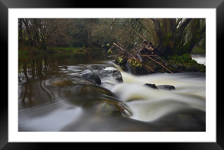 Dartmoor: The River Teign Framed Mounted Print by Rob Parsons