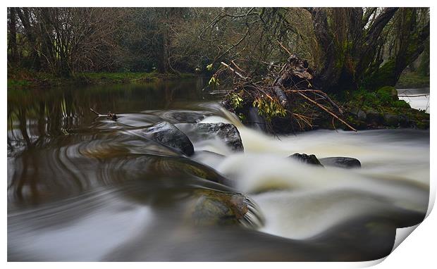 Dartmoor: The River Teign Print by Rob Parsons