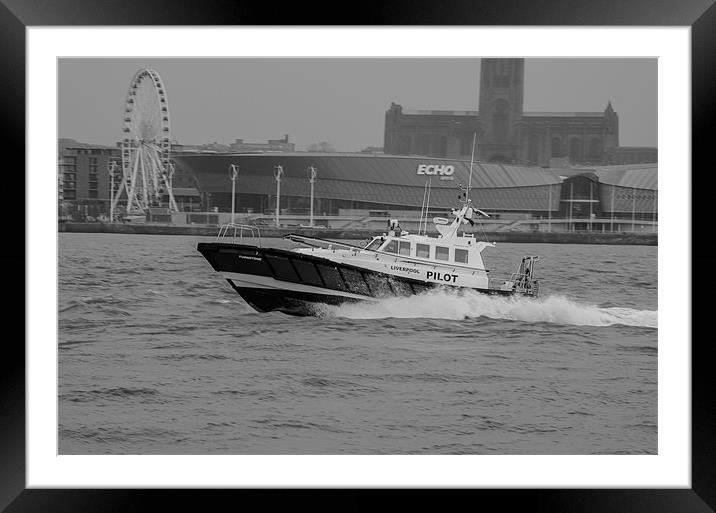 Liverpool Pilot Framed Mounted Print by James  Hare