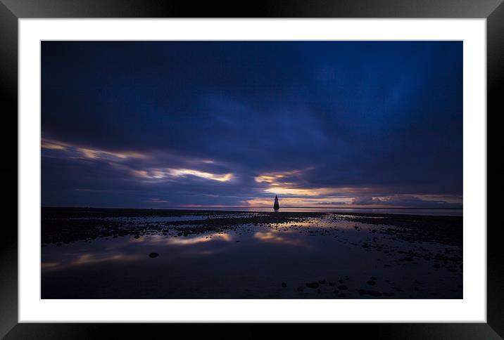 Reflective Sunset Framed Mounted Print by Aran Smithson
