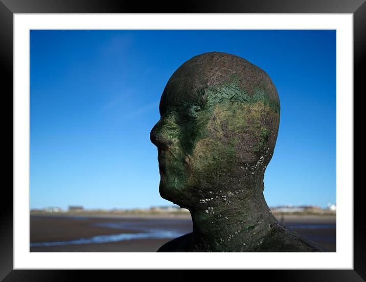 Looking out to sea Framed Mounted Print by James  Hare