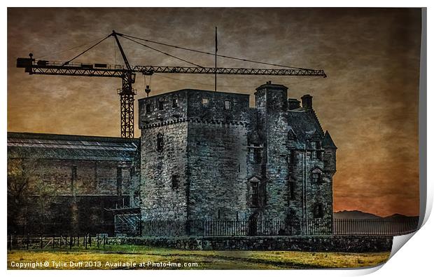 Newark Castle , The Old and The New Print by Tylie Duff Photo Art