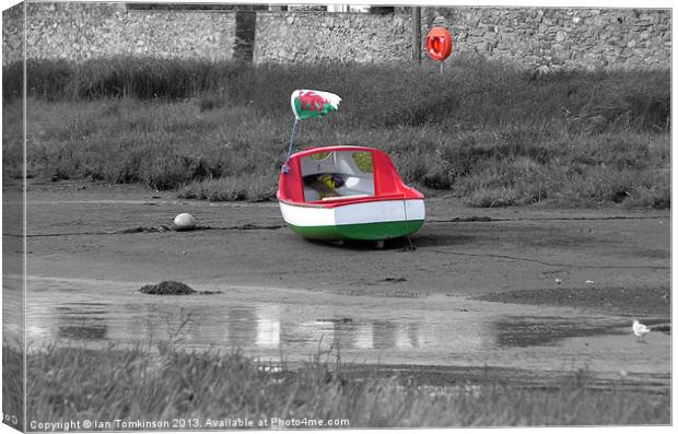 Welsh Boat Canvas Print by Ian Tomkinson
