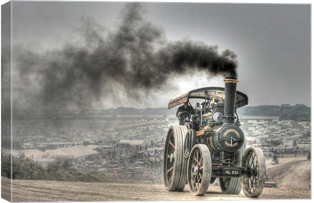 Steam Engine Canvas Print by andrew gaines